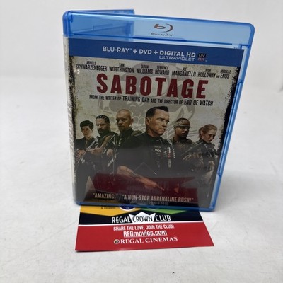 Sabotage (Blu-ray/DVD, 2014, 2-Disc Set, Includes Digital Copy UltraViolet)
