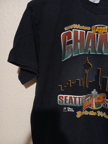 Vintage 1990’s Seattle Supersonics ProPlayer Skyline T-Shirt Gr. XXL - Bild 6 von 8