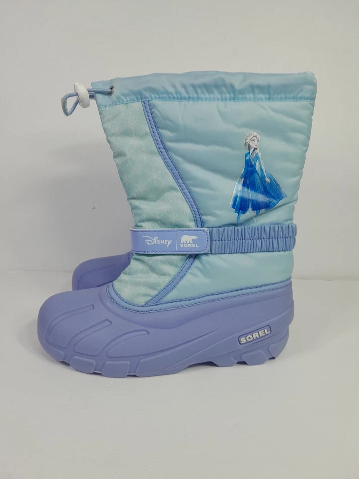 Disney x Sorel Juvenil Talla 7 Flurry Frozen II Elsa Botas de Nieve Invierno Calce Mujeres Talla 8 Foto 2 de 4