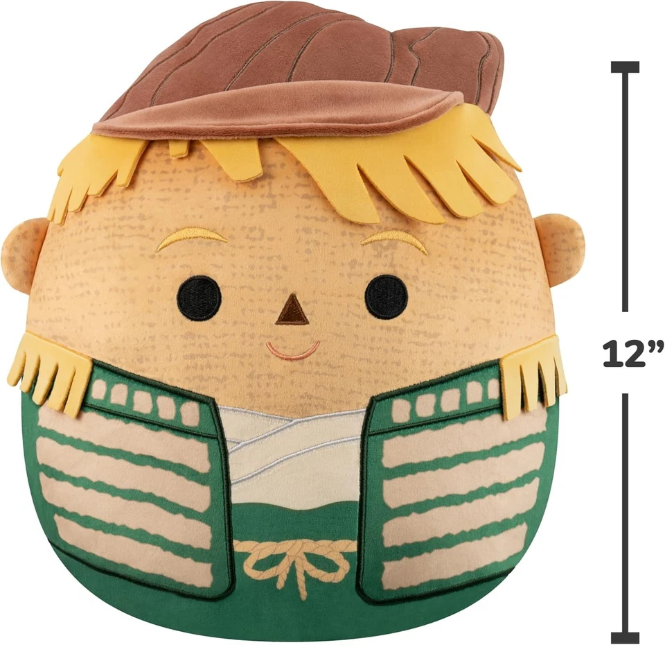 12 英寸稻草人 Wicked for Good Squishmallow 全新带标签 绿野仙踪 软毛绒玩具 — 第 2/4 张图片