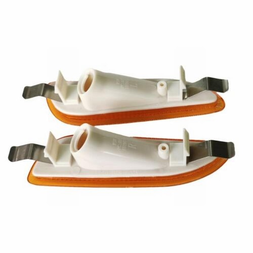 Side Marker Lights MB2554106 MB2555106 Mounted PAIR Plastic Replacement - Picture 6 of 9