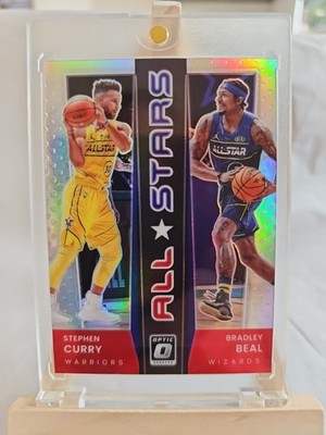 2021-22 P Donruss Optic - All-Stars Stephen Curry, Bradley Beal #2 Holo Prizm