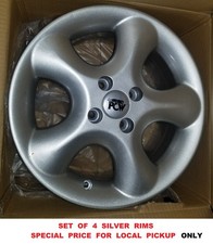 Set Of 4 15 Silver15x7 4-100offset35mm. Please Contact To Confirm Fitting