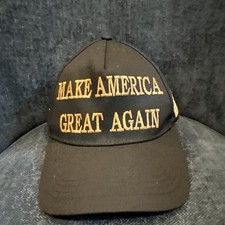 Trump 2024 Hat 45-47 MAGA Make America Great Again w/ Flag Baseball Cap black