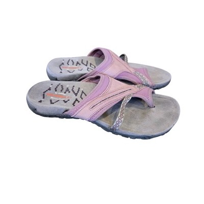 Merrell Terran Post II Burlwood Memory Foam Sandals Womens 8 Gorpcore