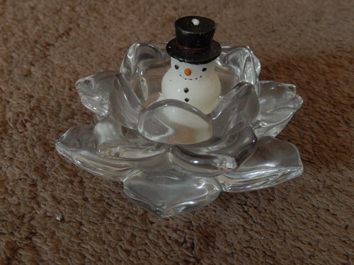 Mikasa Clear Lotus Loop Tealight Runner Candelabra Centerpiece 22" Discontinued - Picture 16 of 24