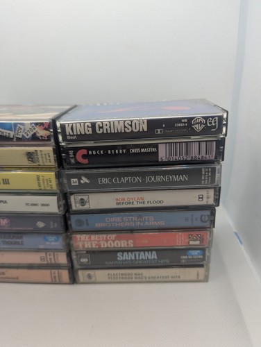 Cassette Tape Rock Punk Blues Bundle x 16 Led Zeppelin Sex Pistols King Crimson - Picture 3 of 3