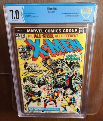 #ad X Men #96 CBCS 7.0 1975 Marvel quot;Night Of The Demon quot; 1st Moira MacTaggert $125.00