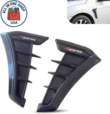 2PCS Universal Car Fender Vents, Scratch-Resistant Carbon Trim Kit