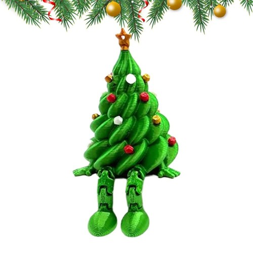 Colorful 3D Printed Christmas Tree Funny Xmas Decoration Kids Gifts - Picture 3 of 12