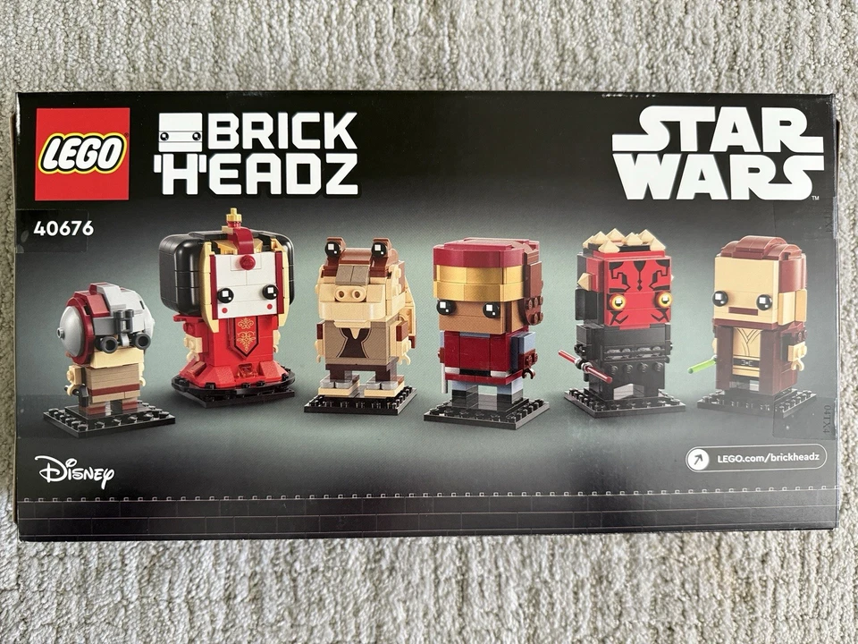 LEGO 40676 Brickheadz Star Wars La Amenaza Fantasma Nuevo y sin abrir Foto 2 de 4