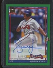 2026 Topps Series 1 Andruw Jones Red Foil (RAW)