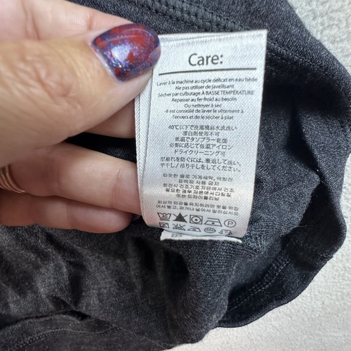 Pullover Smartwool Para Hombres XL Gris Lana Merino Media Cremallera Manga Larga Aire Libre Senderismo - Imagen 8 de 13