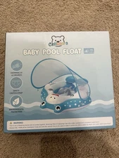 Baby Pool Float with Canopy, Cellulera Inflatable Toddler Pool Float Baby