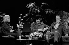 Vivian Vance Freddie Prinze and Vincent Gardenia at the tapi - 1974 Old Photo