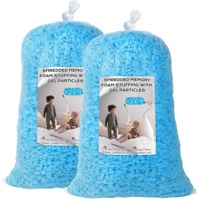 Bean Bag Filler, 12lbs Shredded Memory Foam Filling, Bean Bag Chair Filling S...
