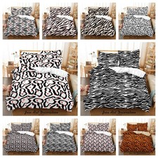 3D Modern Animal Print Pattern Quilt Cover Duvet Cover Comforter set
