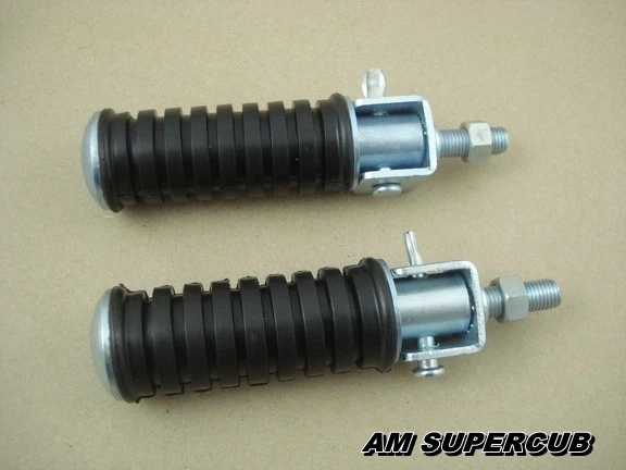 SUZUKI TC125 TC185 TS100 TS125 TS185  PILLION FOOT REST REAR  // A PAIR Foto 2 de 4