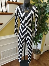 Women SexyJumpsuit Long Sleeve Bodysuit- Size Large- Runs Small- Made in China 