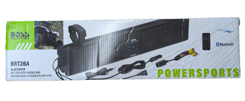 BOSS Audio BRT26A 26" ATV UTV Marine Sound Bar Bluetooth Amplificato RGB C-Clamp - Foto 9 di 11