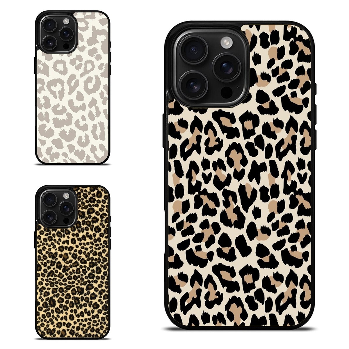 Trendy Cover Background Cheetah Print For Apple iPhone 12 13 14 15 16 Pro