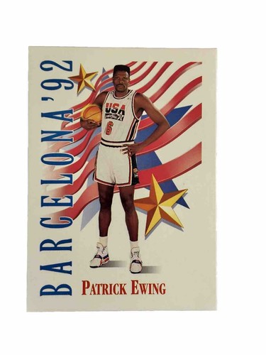 Excellent: Vintage 1991-92 Skybox Patrick Ewing Olympics Team USA Trading Card