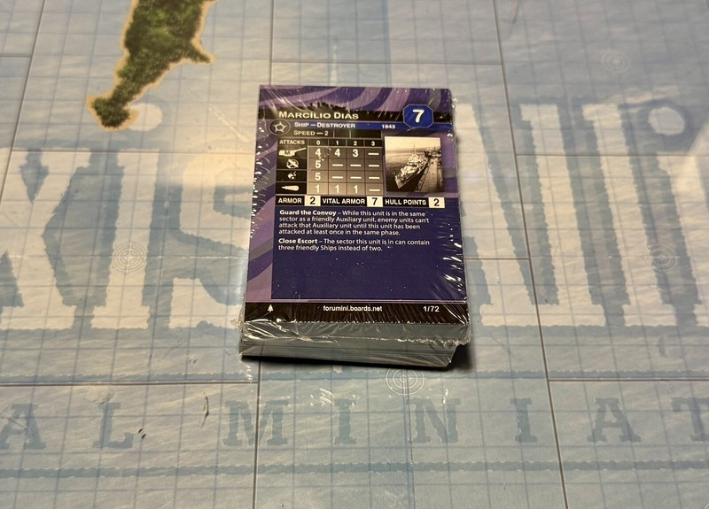 Axis & Allies - War At Sea - Forumini: Deck 5 - Complete - Sealed