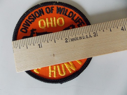 Parche bordado de cazador seguro de vida silvestre de Ohio Division of Wildlife coser 3" de diámetro - Imagen 3 de 4