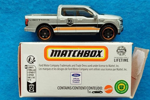 FORD F-150 LIGHTNING MATCHBOX SUPERFAST #HLC83 1/64° 2023 MB83 NEUF SOUS BOITE - Foto 5 di 6