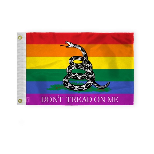 Tread on Me Flagge - doppelseitig bedruckt - Messingtüllen - verblassensichere Farben - Bild 3 von 16