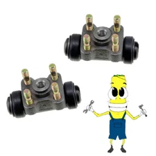 Premium Rear Left & Right Wheel Cylinders for 72-76 Datsun 620 Pickup 11/16 Bore