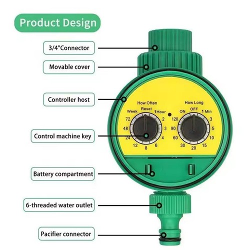Automatic Electronic Water Timer Daily Irrigation Plant Garden Hose Tap Watering - Picture 9 of 14