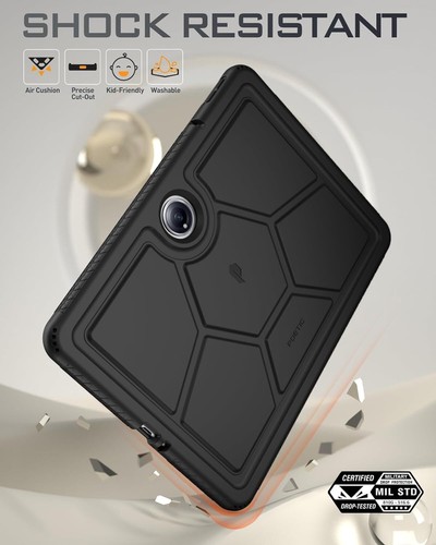 Funda Poética Para OnePlus Pad 1/2 2023/2024 Apta para Niños Silicona Negra - Imagen 2 de 8