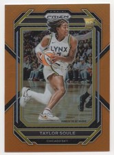 2023 Panini Prizm WNBA TAYLOR SOULE #149 Orange Prizm RC /99-Chicago Sky