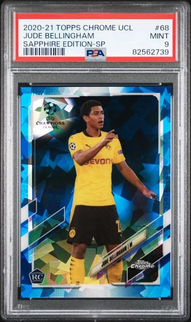 2020-21 Topps Chrome UCL Sapphire Edition Jude Bellingham #68 for