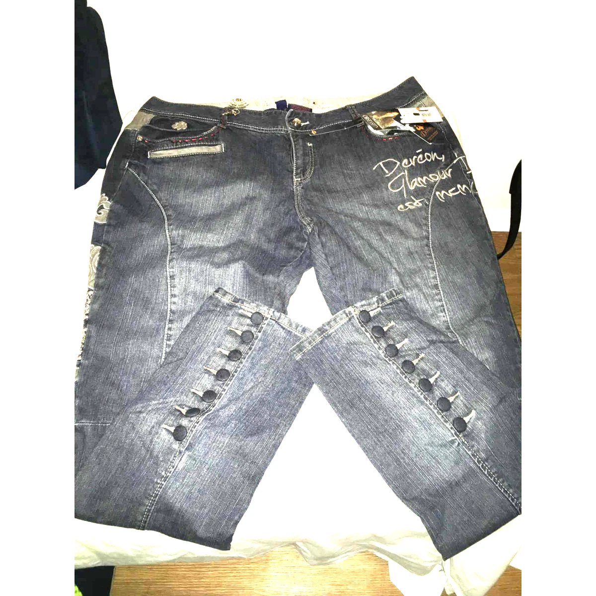 Dereon jeans top