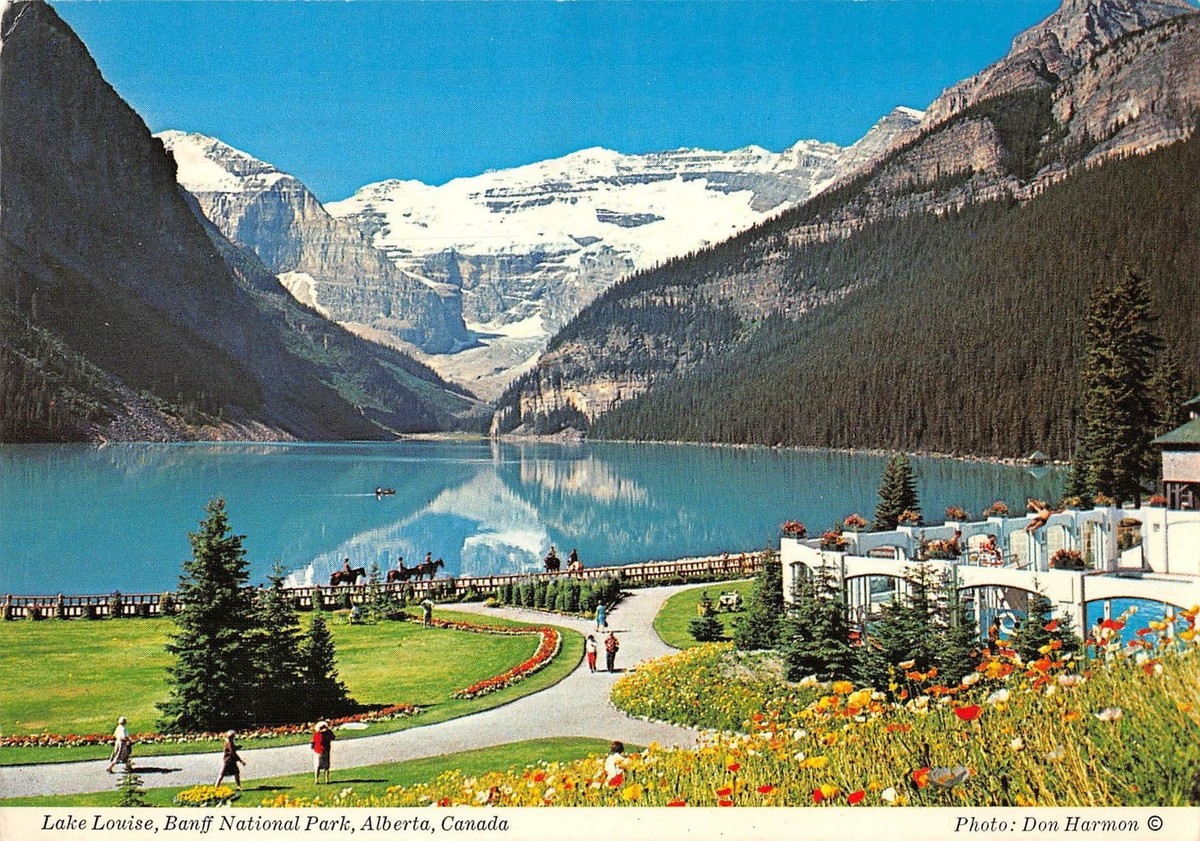 油彩画　『Canada Lake Louise』 Lake Louise, Alberta, Canada - Ascot Studios