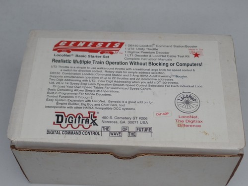 Genesis Digitrax LocoNet Basic Starter Set DB150 Command Station Booster Extras - Picture 4 of 14