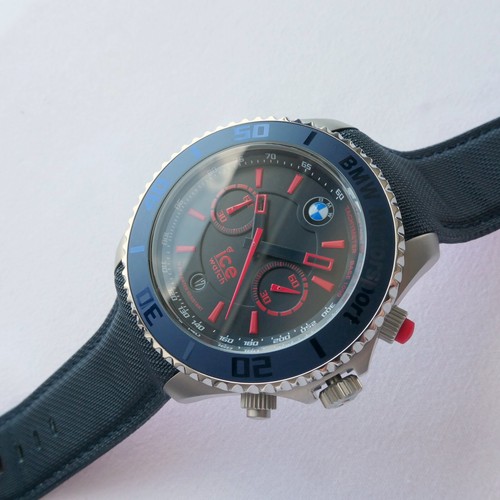 BMW Motorsport M Style Power Racing Sport Design Car Accessory Watch Chronograph - Picture 6 of 24