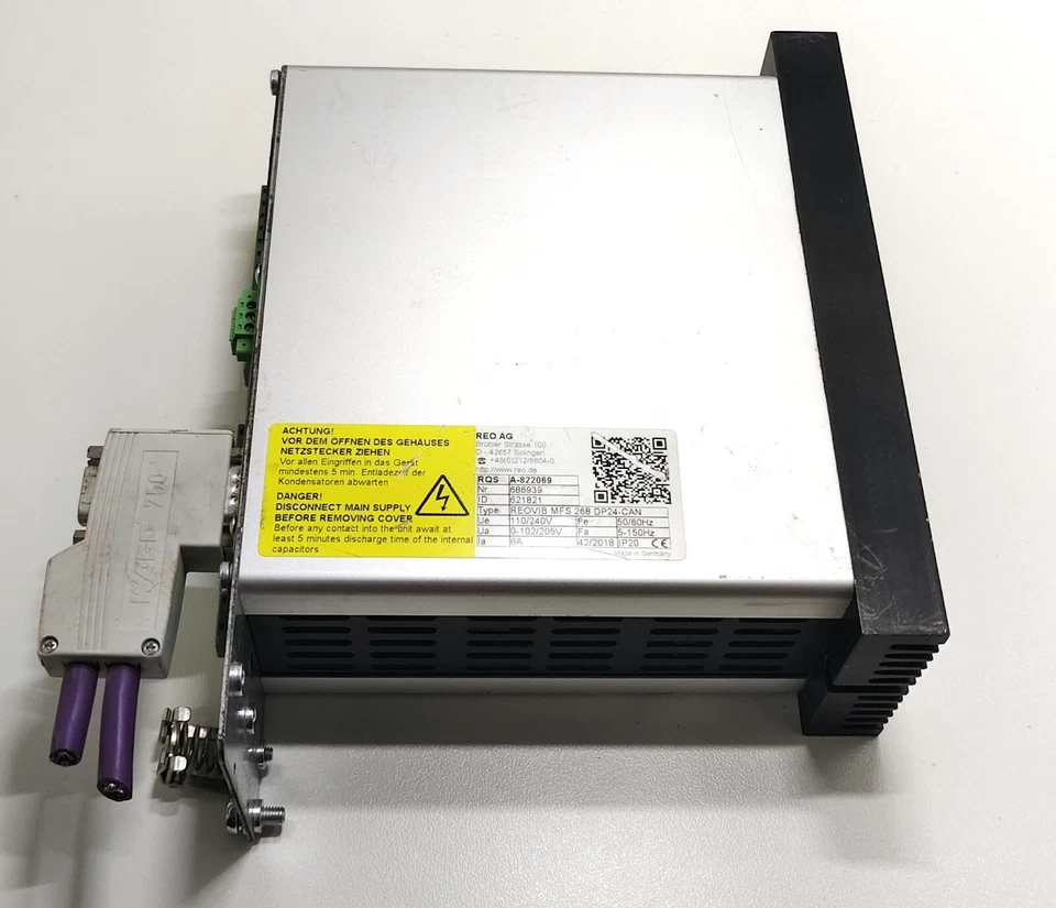 REO REOVIB-MFS-268-DP24-CAN Frequency Controller - Image 4 of 4