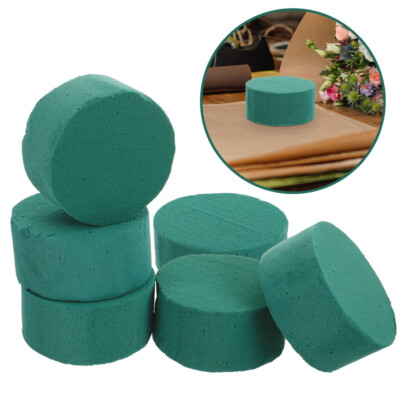 6 Pcs foam flower brick Arts Crafts Base Floral Cage Arranger Flower Arrangement