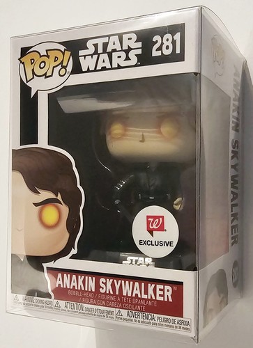 FUNKO POP 281 STAR WARS ANAKIN SKYWALKER FIGURE with PROTECTOR WALGREENS NEW - Picture 8 of 8