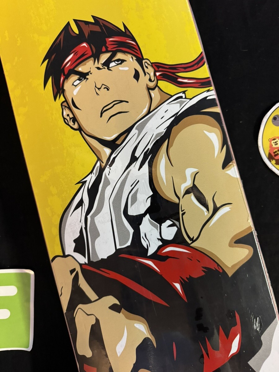 Lot De 3 Planches De Skate Huf X Street Fighter - Chun-Li, Ryu, Cammy, Neuves