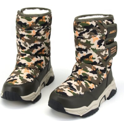Winter Children's Warm Boots Boys Non-slip Comfortable Soft Fur Snow Boots Snow 