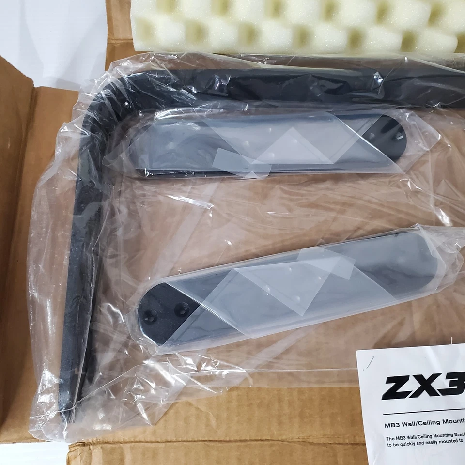 Kit de montaje en techo de pared Electro Voice MB3 para altavoces ZX3 negro nuevo en caja  Foto 3 de 4
