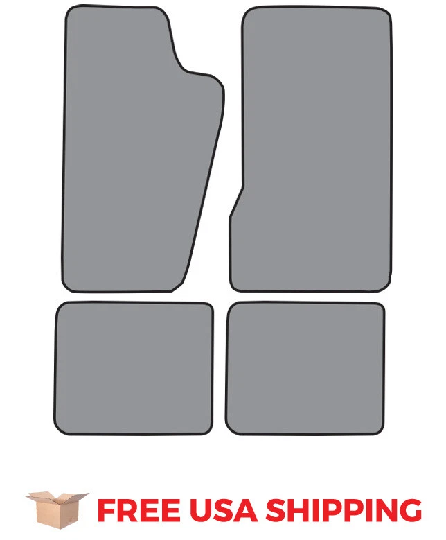 FITS 1984-1996 Jeep Cherokee Floor Mat 4pc Cutpile Foto 2 de 4