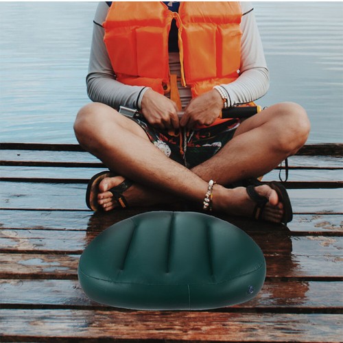 2 Stück Floß aufblasbares Kissen Schlauchboot Sitzkissen Wassersportausrüstung - Bild 11 von 12