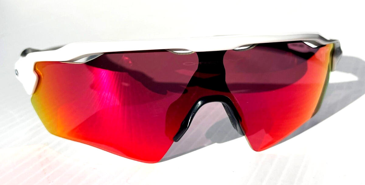 Oakley RADAR EV PATH XS YOUTH White PRIZM Field Ruby Mirror
