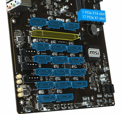 B360-F Pro 6/12/18 PCI-E GPU Expert Mining Motherboard Ethereum B360F PCIE #WD