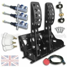 UNIVERSAL FLOOR MOUNTED HYDRAULIC PEDAL BOX KIT – KITCAR 2-PEDAL AP CYLINDERS [K